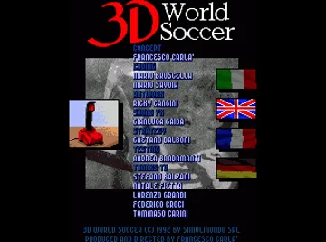 3D World Soccer_Disk1 screen shot title